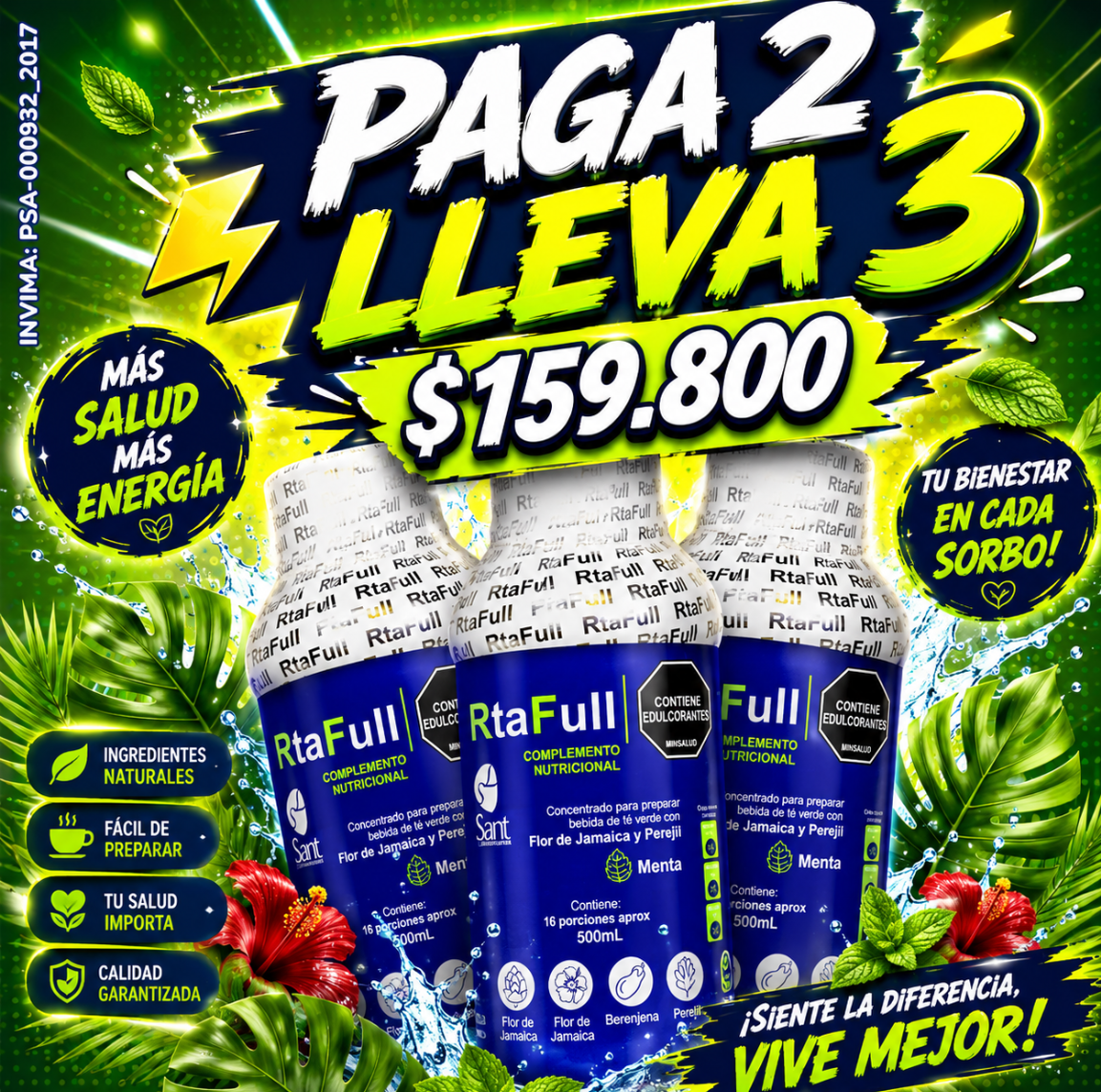 Promo RTAFull - Pague 2 Lleve 3