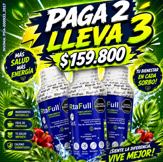 Promo RTAFull - Pague 2 Lleve 3