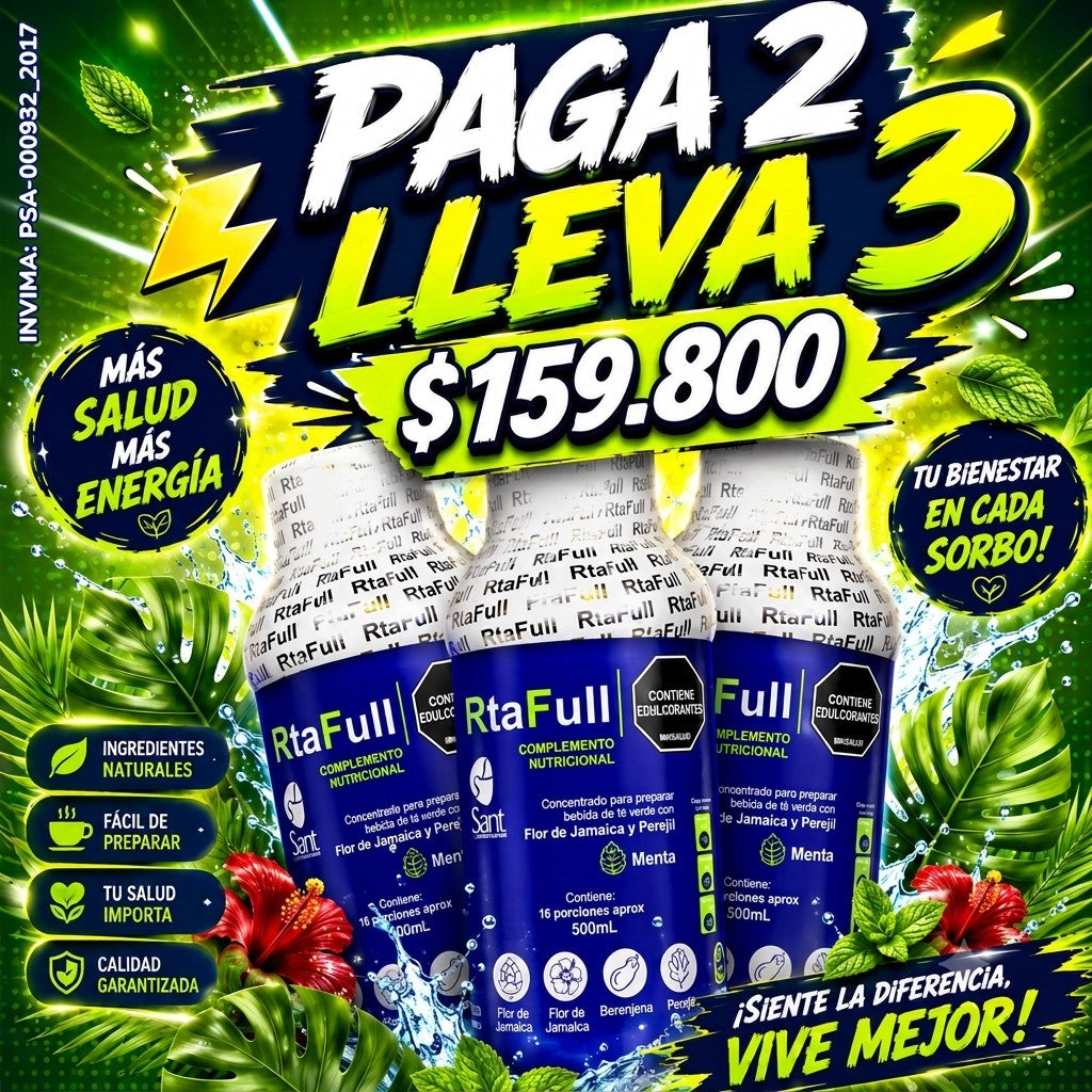 Promo RTAFull - Pague 2 Lleve 3