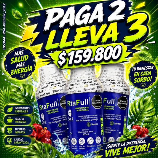Promo RTAFull - Pague 2 Lleve 3
